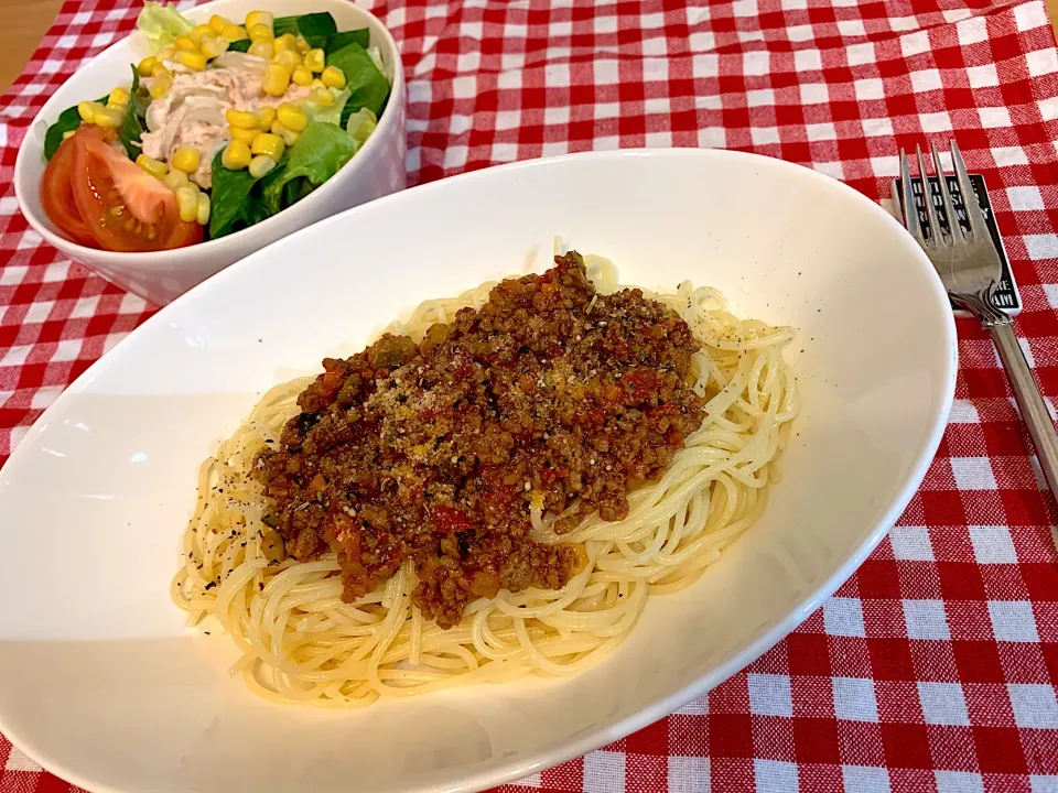 ミートソースパスタ♪|ともよさん