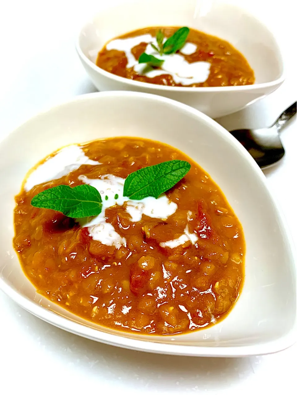 Snapdishの料理写真:Spicy Red Lentil and Tamarind Soup|gonbenさん