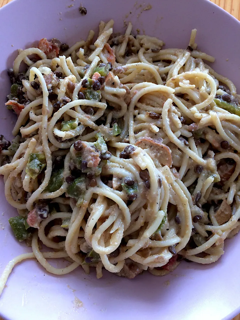 Pasta with veggies and creamy cashew sauce|MissYumYumさん