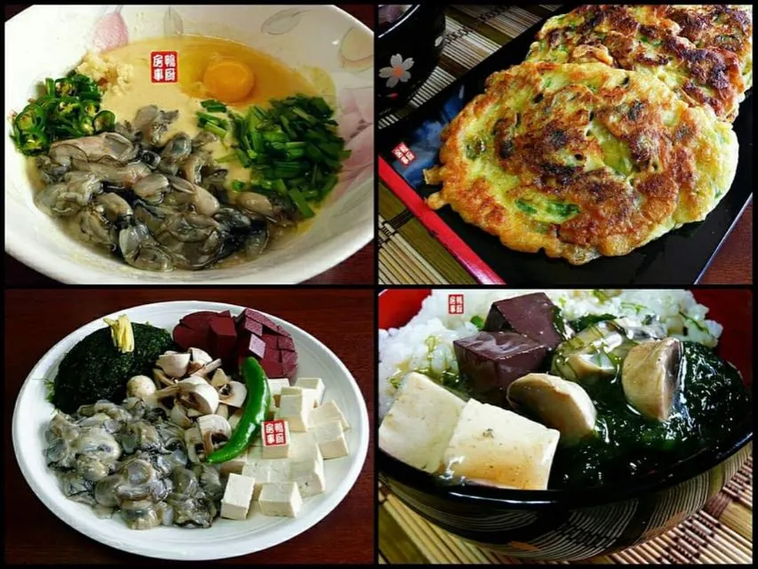 Snapdishの料理写真:oyster fritters and soup|steven z.y.さん