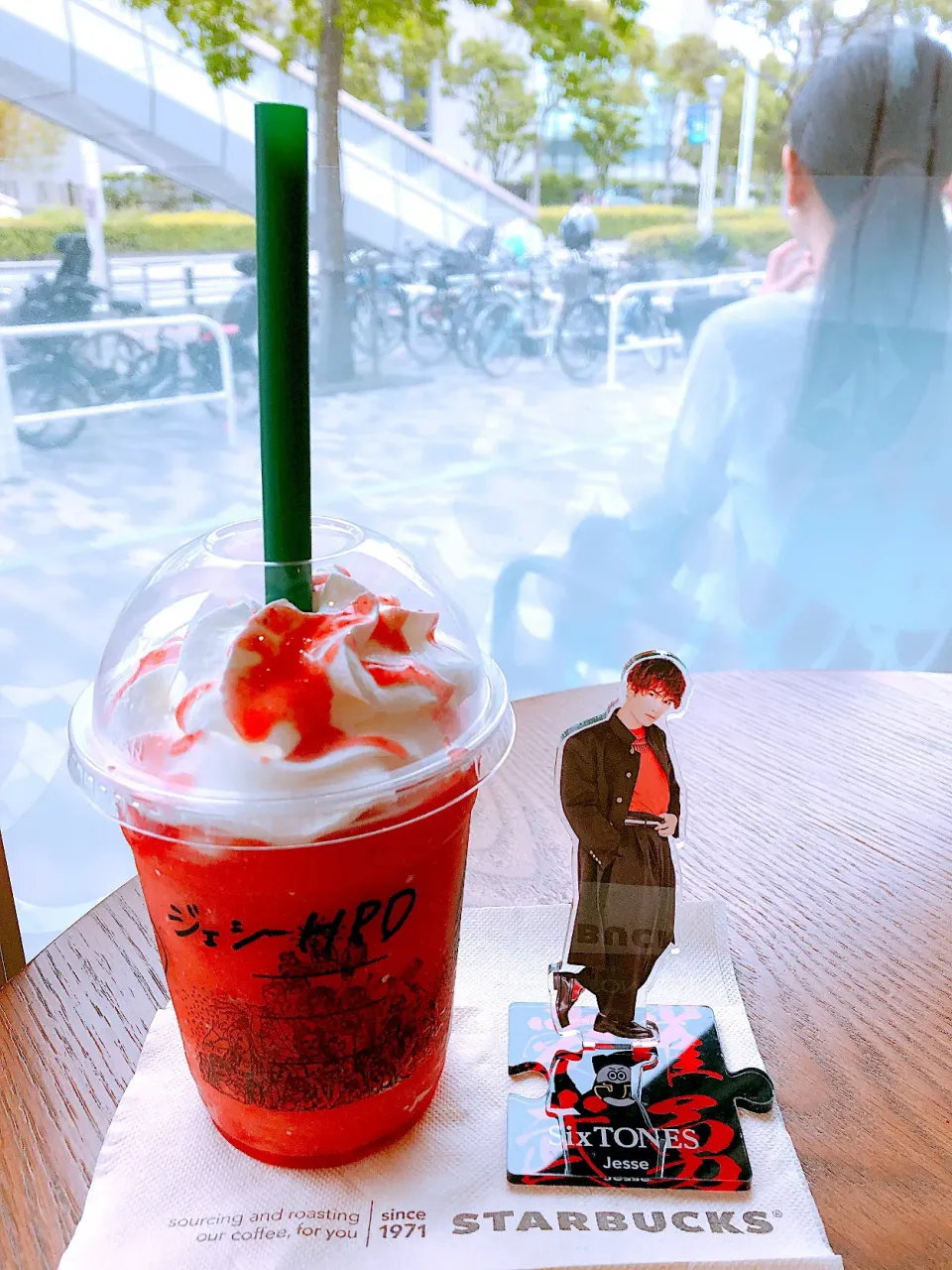 Snapdishの料理写真:ゴロッとイチゴフラペチーノ❤️|なぎさん