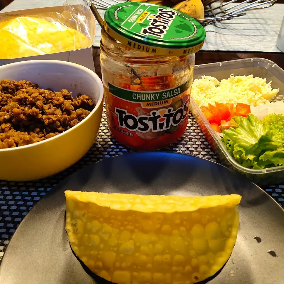 lentil tacos for dinner|shehphさん