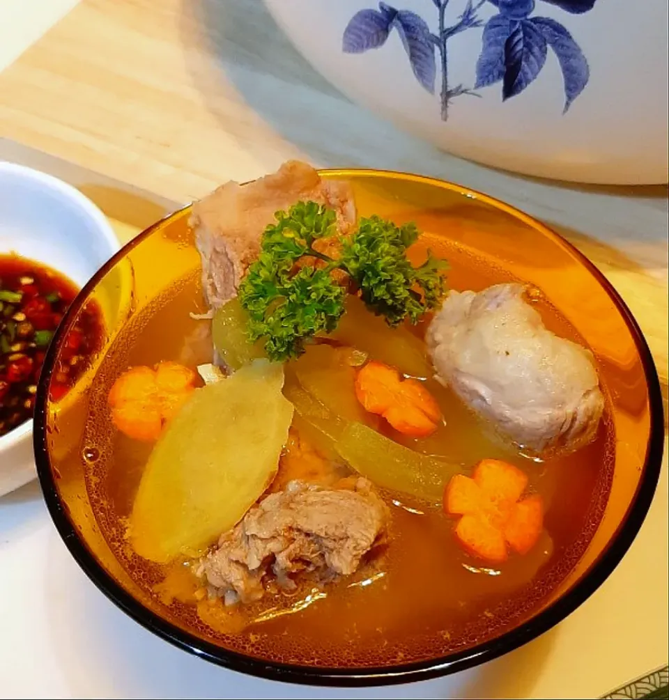 pork rib salted vegetable soup|ģřãçîöůşさん