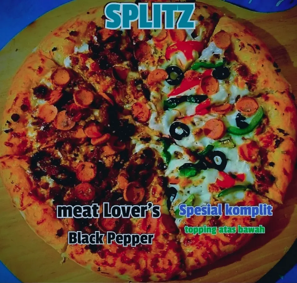 splitz pizza|pizza 5555 - cianjurさん