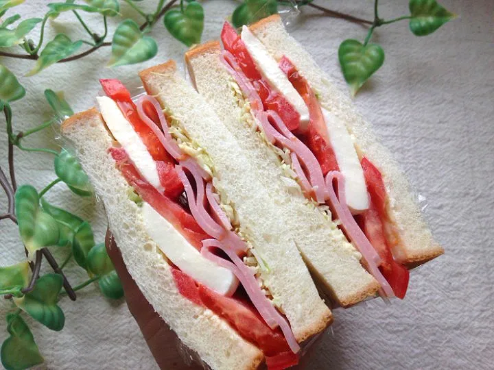 ✽カプレーゼサンド🥪✽|＊抹茶＊さん