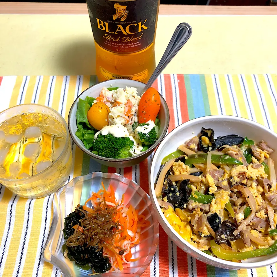 木耳卵炒め丼|Noriyuki Saitoさん