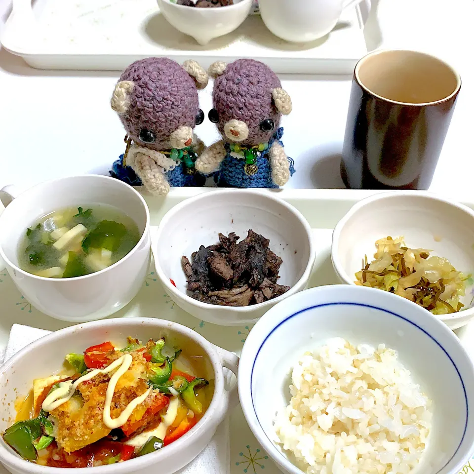 Snapdishの料理写真:お昼ご飯(๑˃̵ᴗ˂̵)|chagashiさん