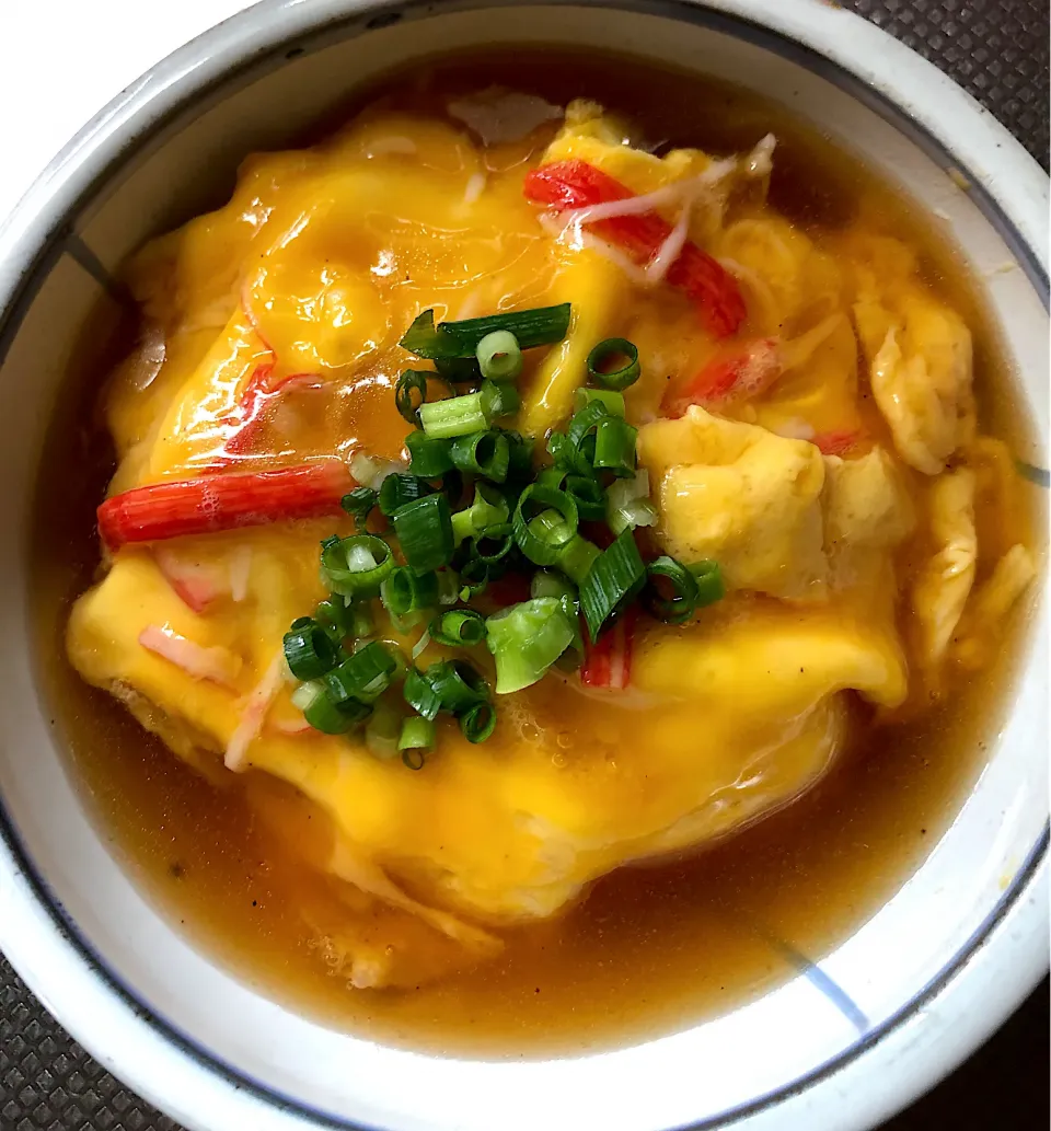 日曜日の昼ごはんは かに玉丼  #カニカマ|ブンタさん