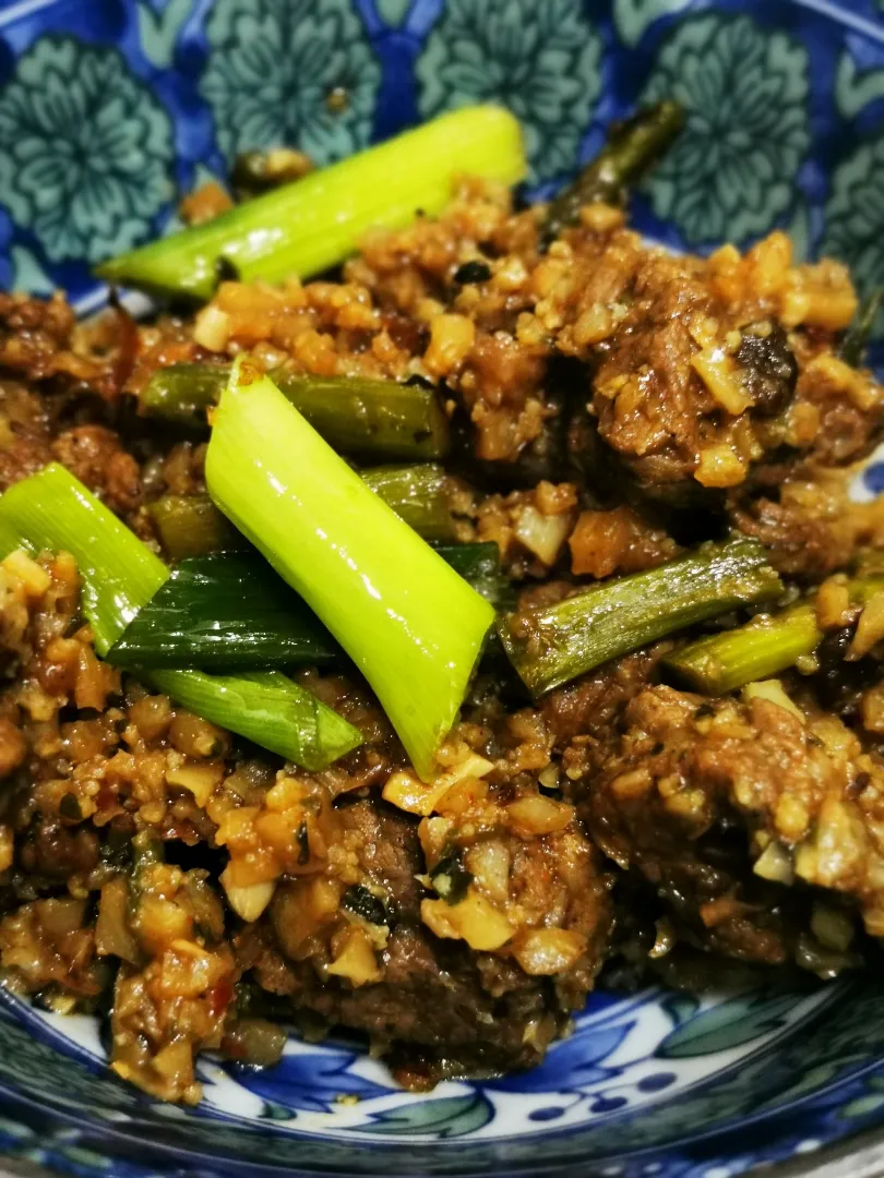 Stir Fried Lamb, Cauli Fried Rice|Neetaさん