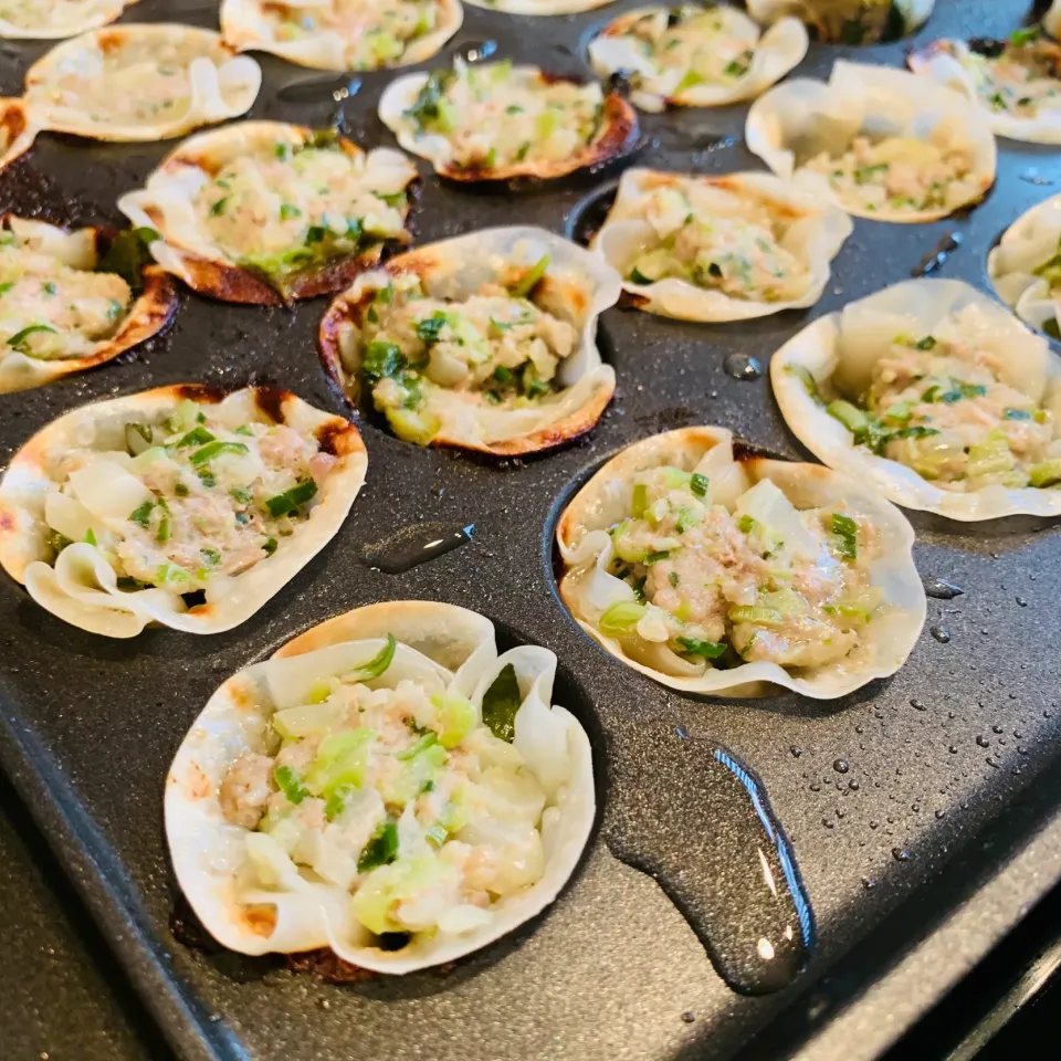 たこ焼き機de餃子🥟|いちごさん