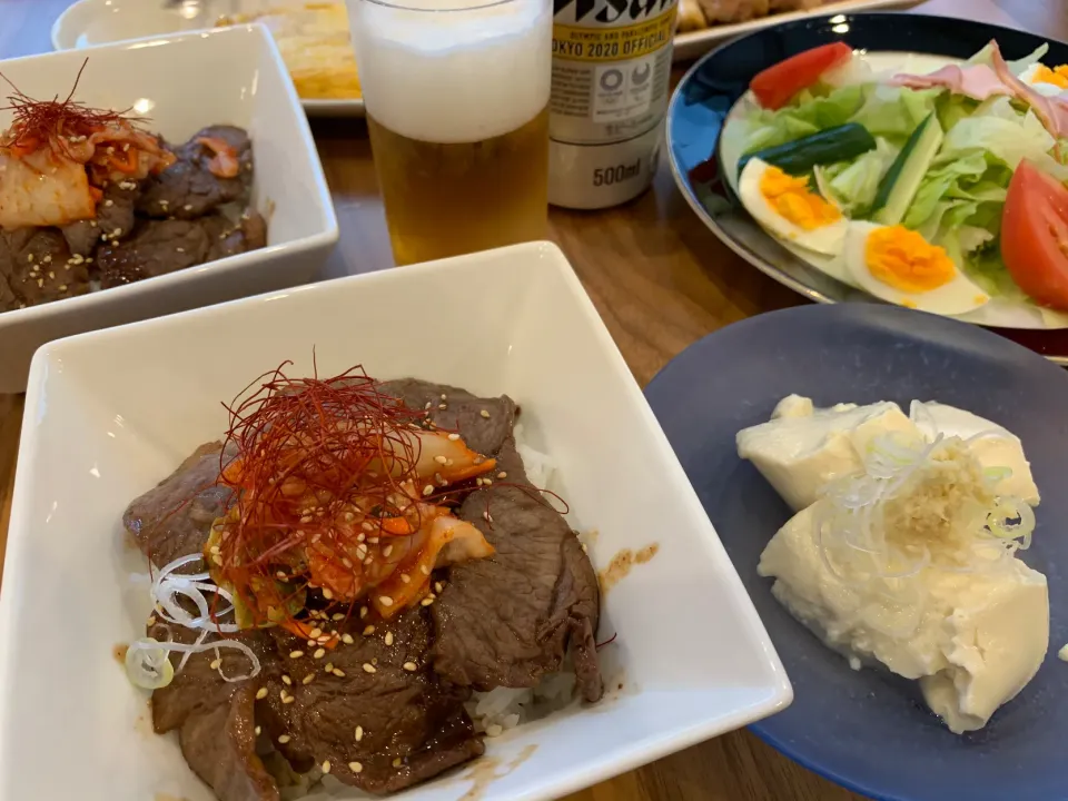 Snapdishの料理写真:焼き肉丼🥢😋|ｋｚｓｙｋさん