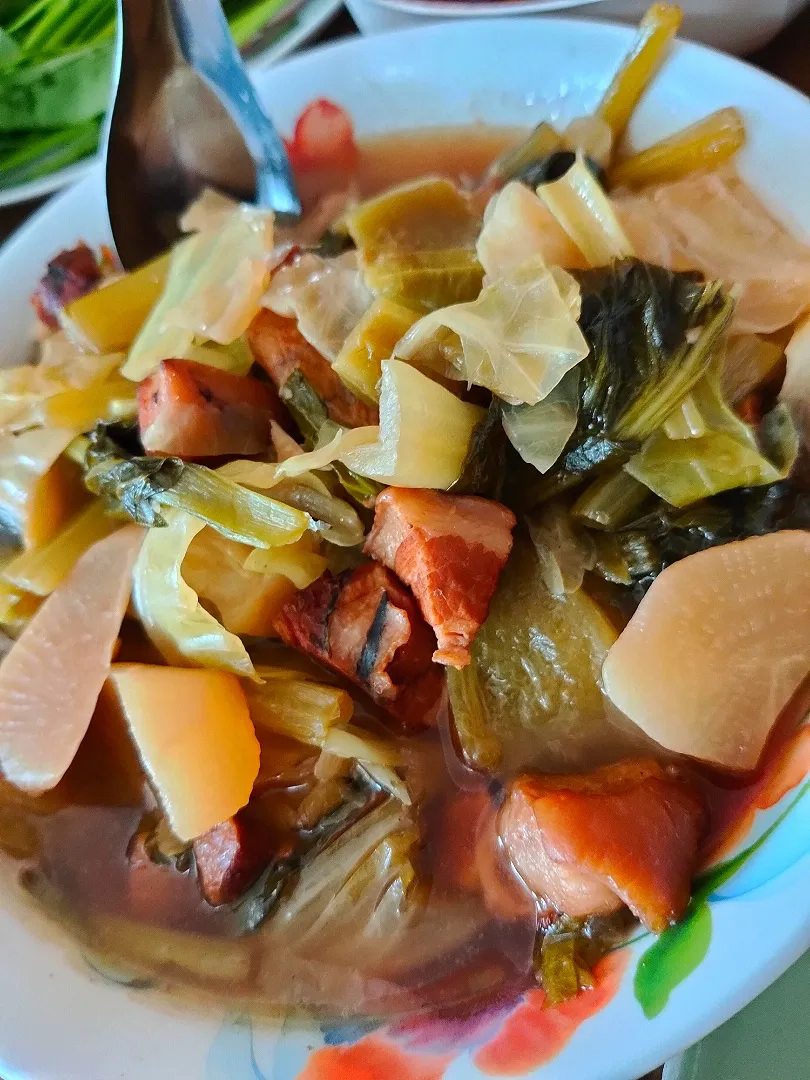 Boiled mixed vegetables.|katang23さん