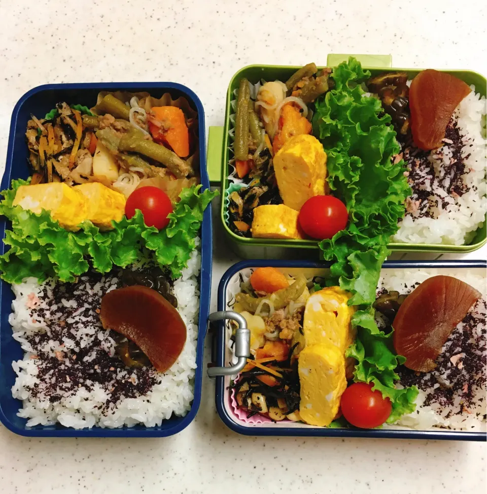 今日のお仕事＆学校弁当♪2020.6.15|ぐぅさん