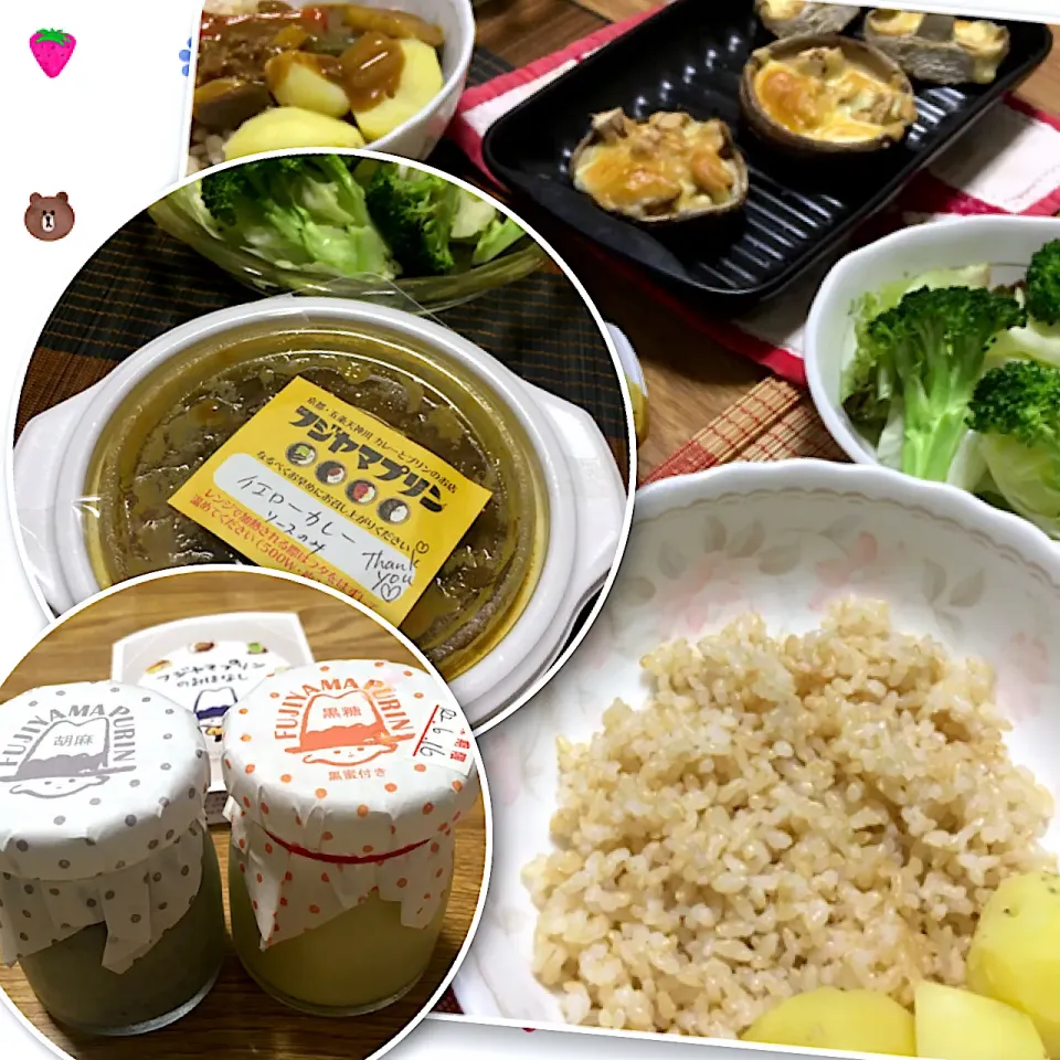 2020/06/14 初 Uber eats フジヤマプリン、椎茸チーズ焼|kykyさん