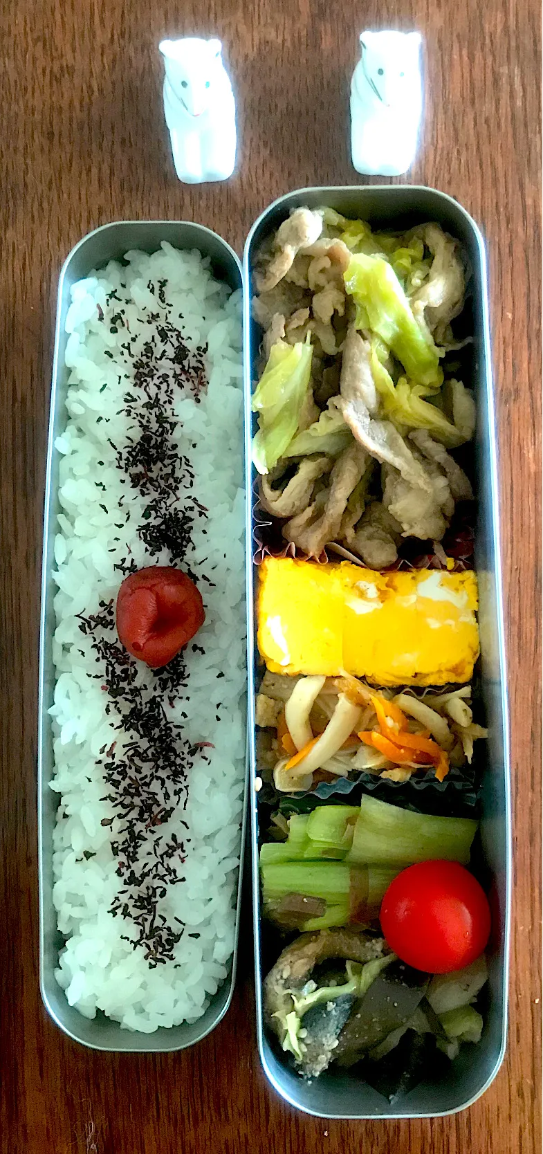 ランチ #サーモス  #豚肉とキャベツのカレー風味  #お弁当  #お弁当記録|小松菜さん