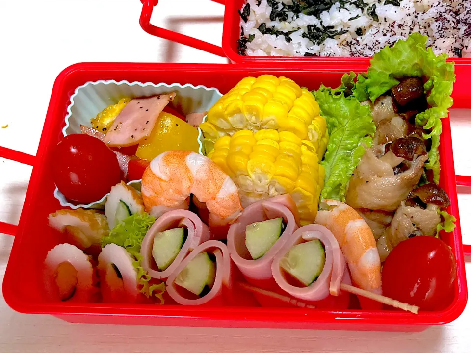 娘ちゃんのお弁当🍱(寝過ごしちゃった編🤣)|かぴかぴさん