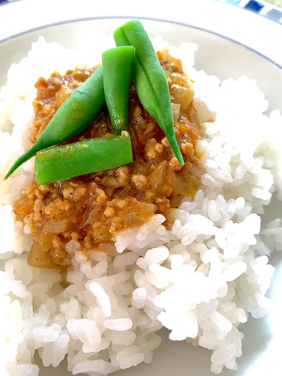 朝だしキーマカレー！今日もありがとう楽しい１日になりますように❤️|ままごとキッチンさん