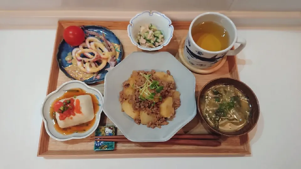 Snapdishの料理写真:晩ご飯❤️😊❤️|a.fさん