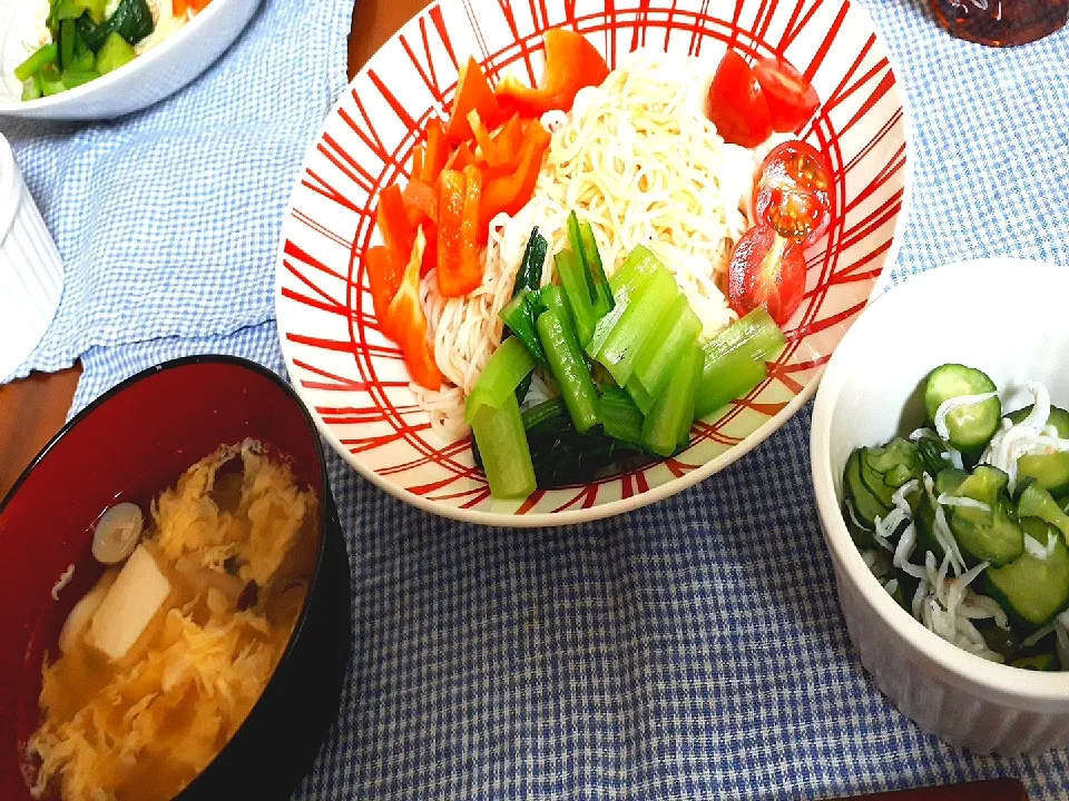 サラダ風そうめん|ぽぱいさん