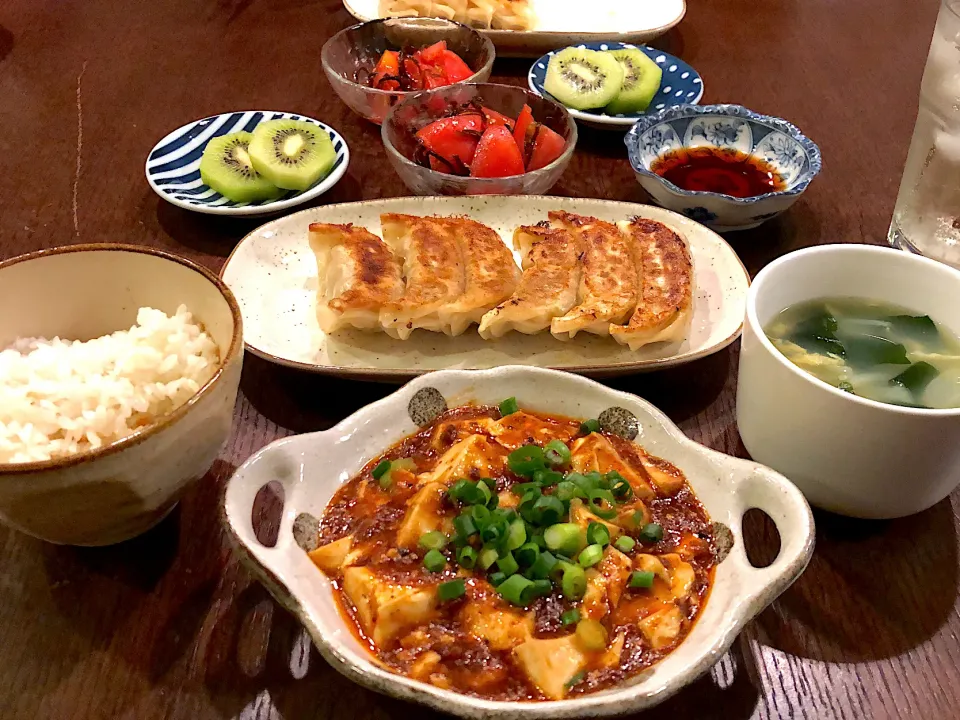 今日は餃子＆麻婆豆腐|MHさん