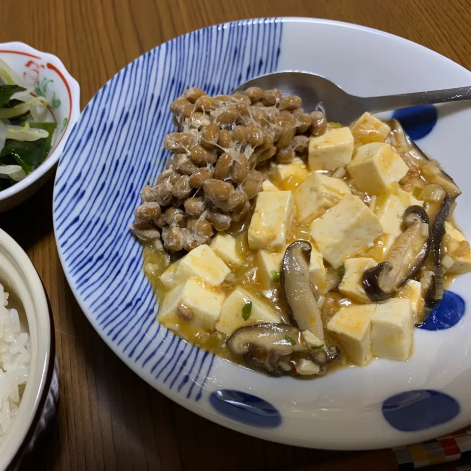 6月15日夜は納豆麻婆豆腐|とももさん