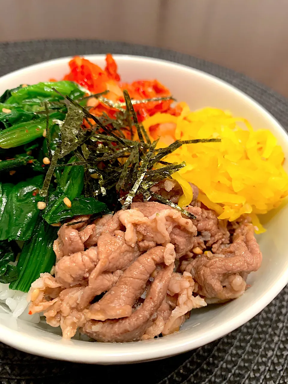 Snapdishの料理写真:ミニビビンバ丼♡|ゆきりん。さん