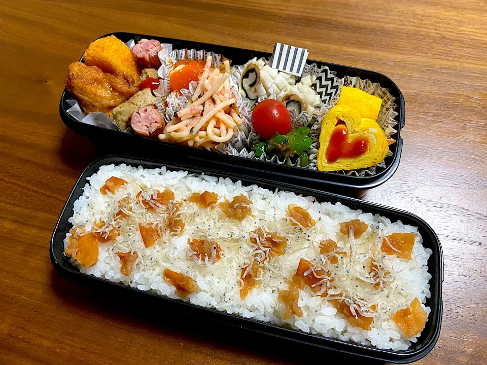 中学生男子弁当😋今日は簡単に💦|ma-chanさん