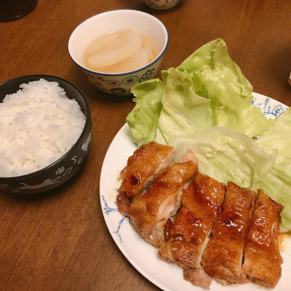 鶏の照り焼き、大根のサッ…と煮|薫子さん