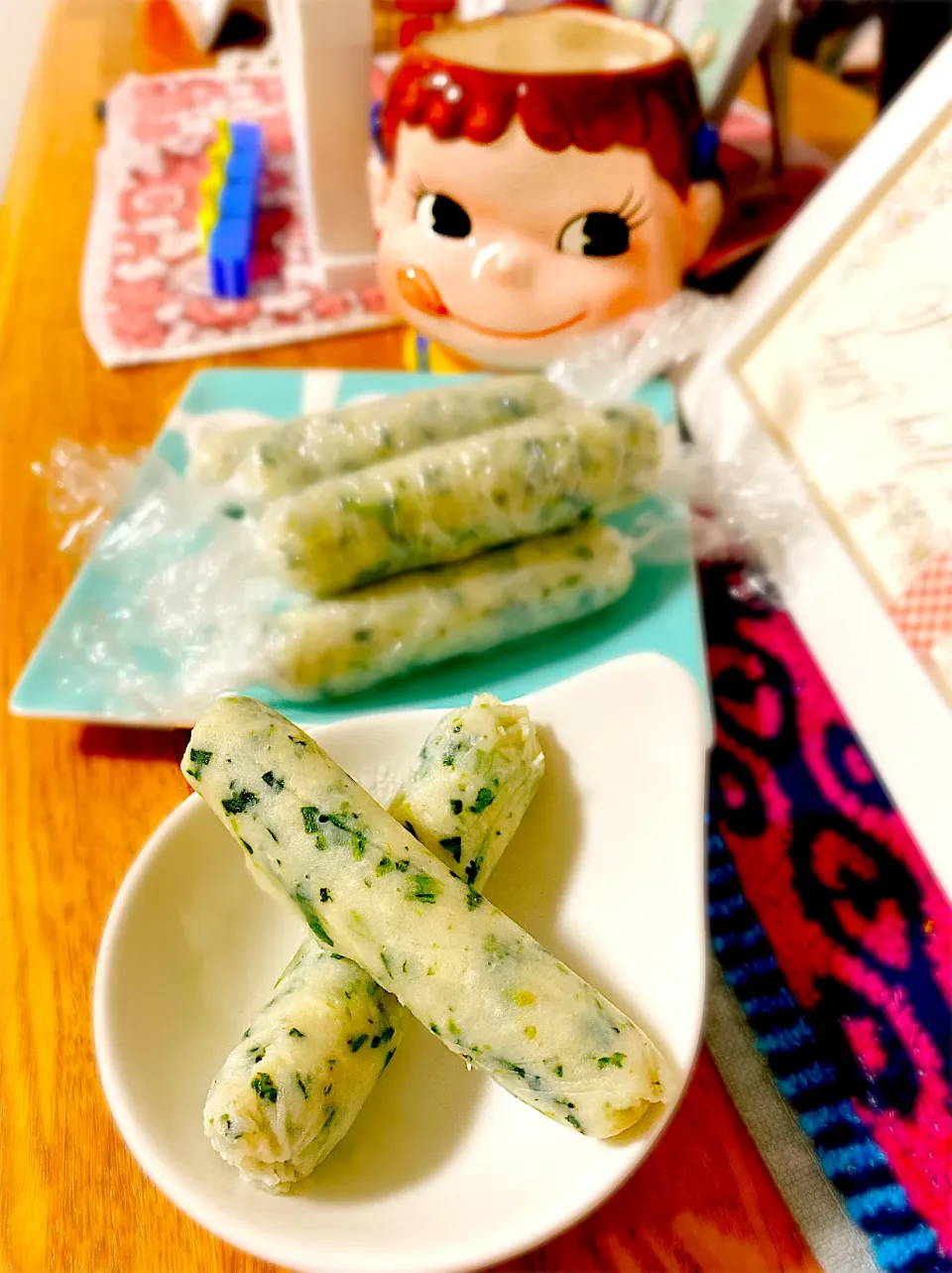 手掴み食べシリーズ♡鶏肉野菜ソーセージ。|ぽき。さん