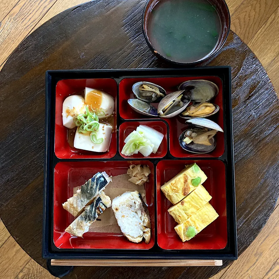 今日も焼き鯖寿司入り松花堂弁当|Kさん