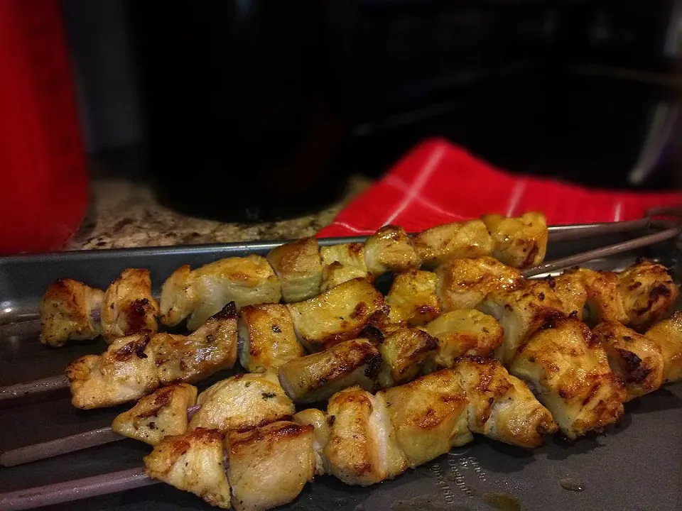 Snapdishの料理写真:🍗🍢Chicken Sheesh Kebabs 🍢🍗|MaggieH17さん