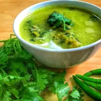 coriander dumplings with soup|Rajashri Thakare Sanerさん