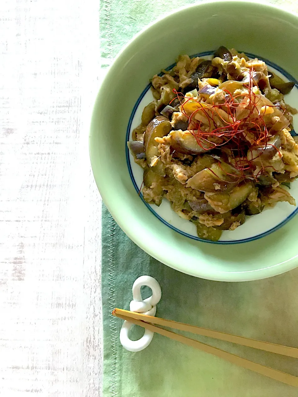 あとさんの料理 ひとみんΨ(*´∀｀)Ψさんの料理 茄子のツナ味噌にんにく　　2020/06/11|sonokoさん