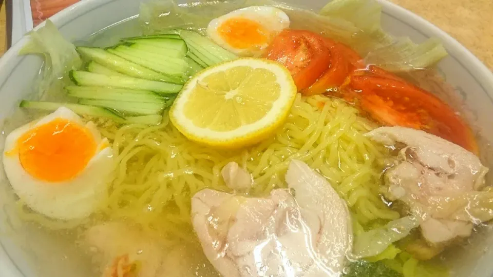 Snapdishの料理写真:一番飯店：冷やし塩ラーメン|大脇さん