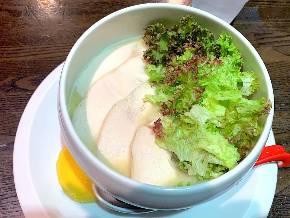 Snapdishの料理写真:時茂の鷄白湯塩ラーメン🍜|yumyum😋さん