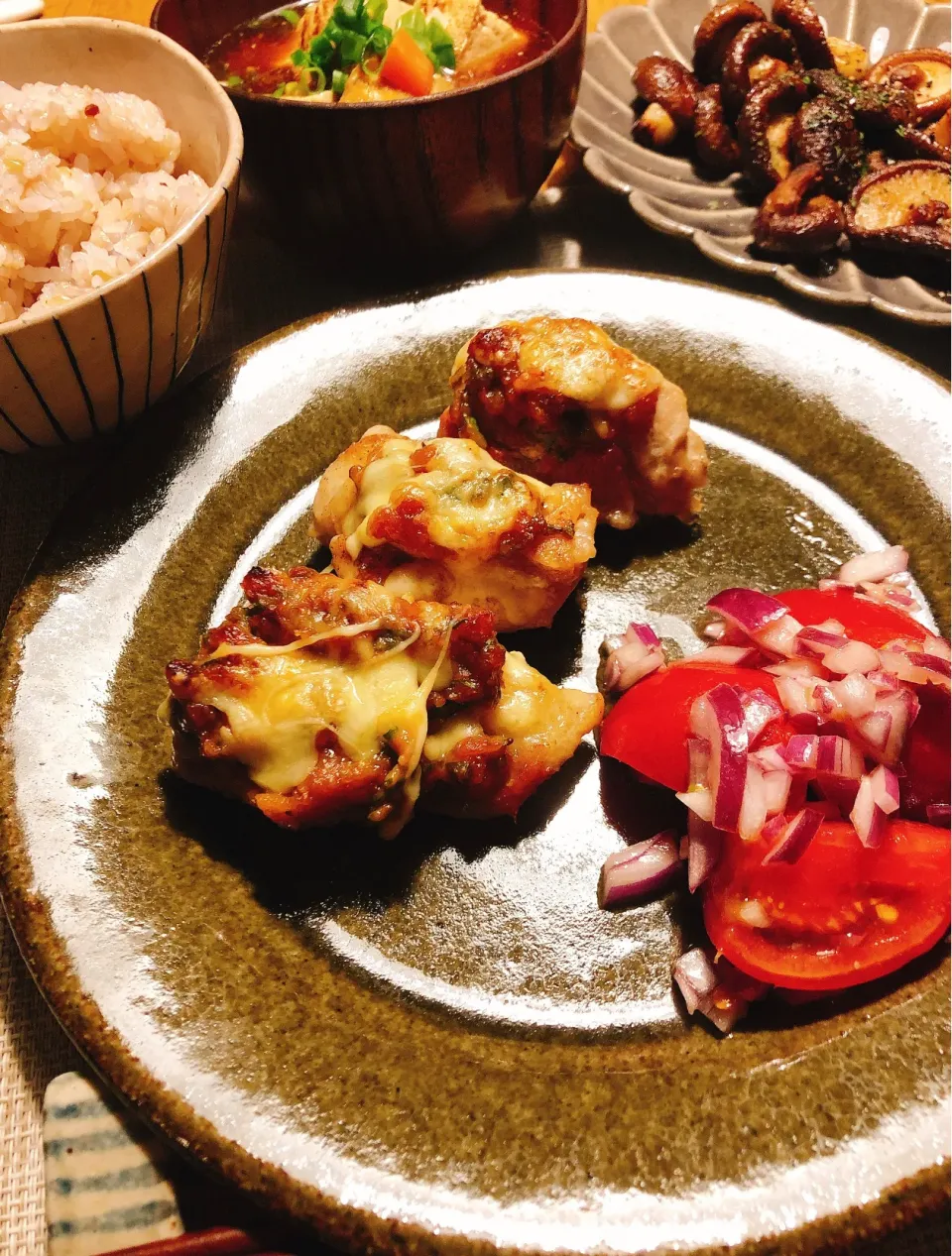 チキンの味噌チーズ焼き😋|けんちんさん