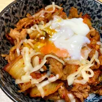 豚キムチ丼|miio25さん