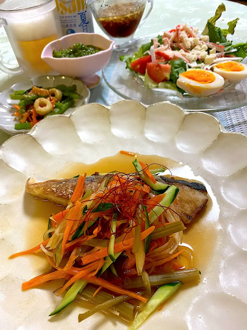 鰤の南蛮漬け☆晩ご飯|ぽっちさん