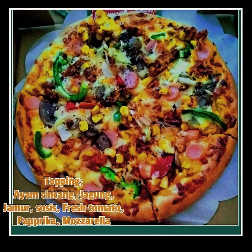 chicken veggie Garden|pizza 5555 - cianjurさん