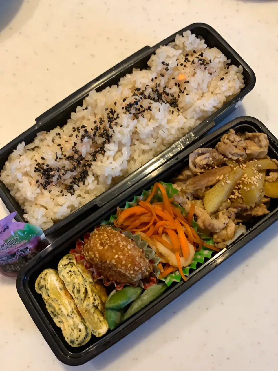 中1息子のお弁当|ちととんさん