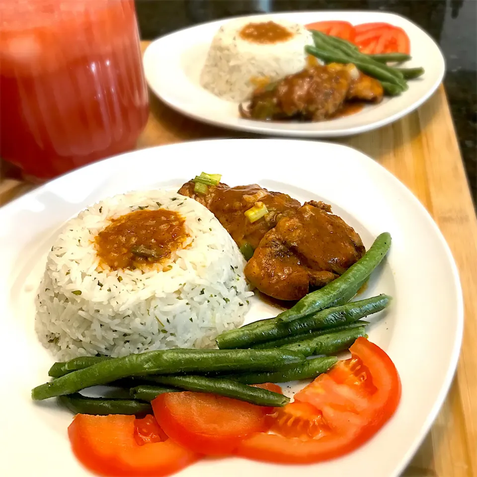 Butter Chicken with Coconut Cilantro Rice|T.E.Dennisさん