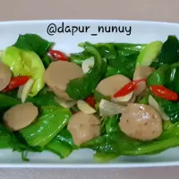 Snapdishの料理写真:Tumis Caciwis bakso aka washwed vegetable with meatball|dapur nunuyさん