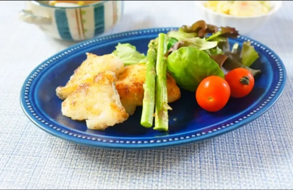 たらのあごだし醤油竜田焼き|ちいさなしあわせキッチンさん