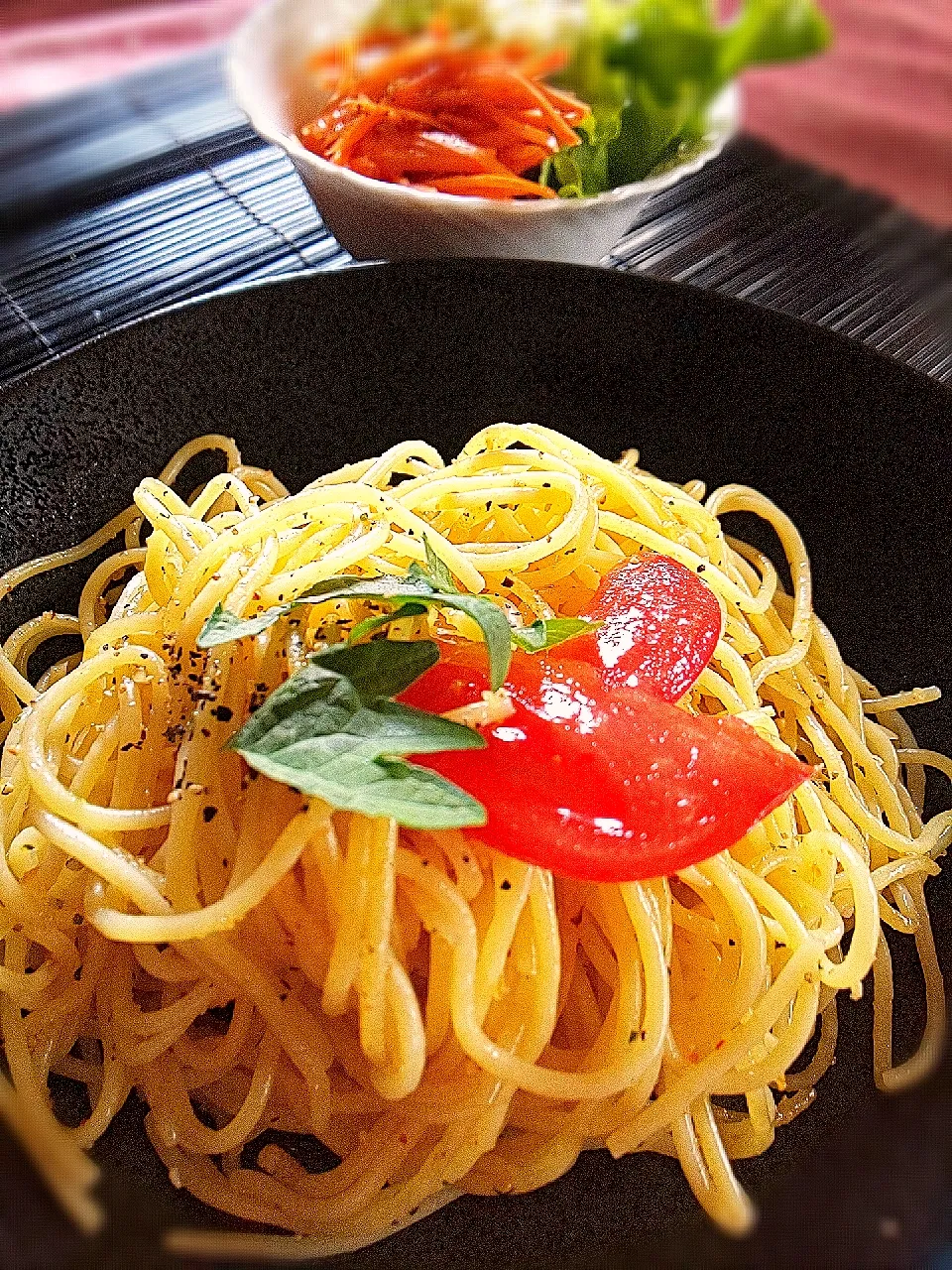 おひとりさまおうちランチ
にんにくパスタ|後藤妙子さん