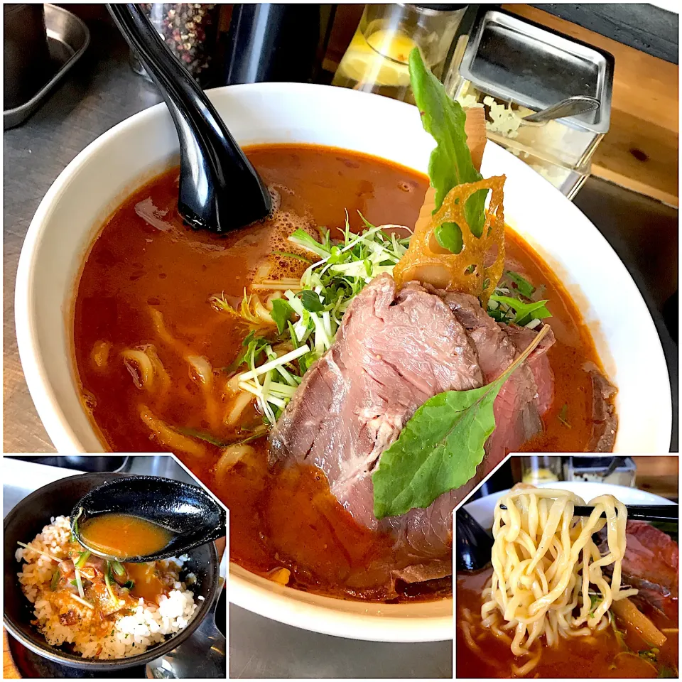 ぶるずラーメン＋〆飯@ぶるず(門前仲町)|塩豚骨さん