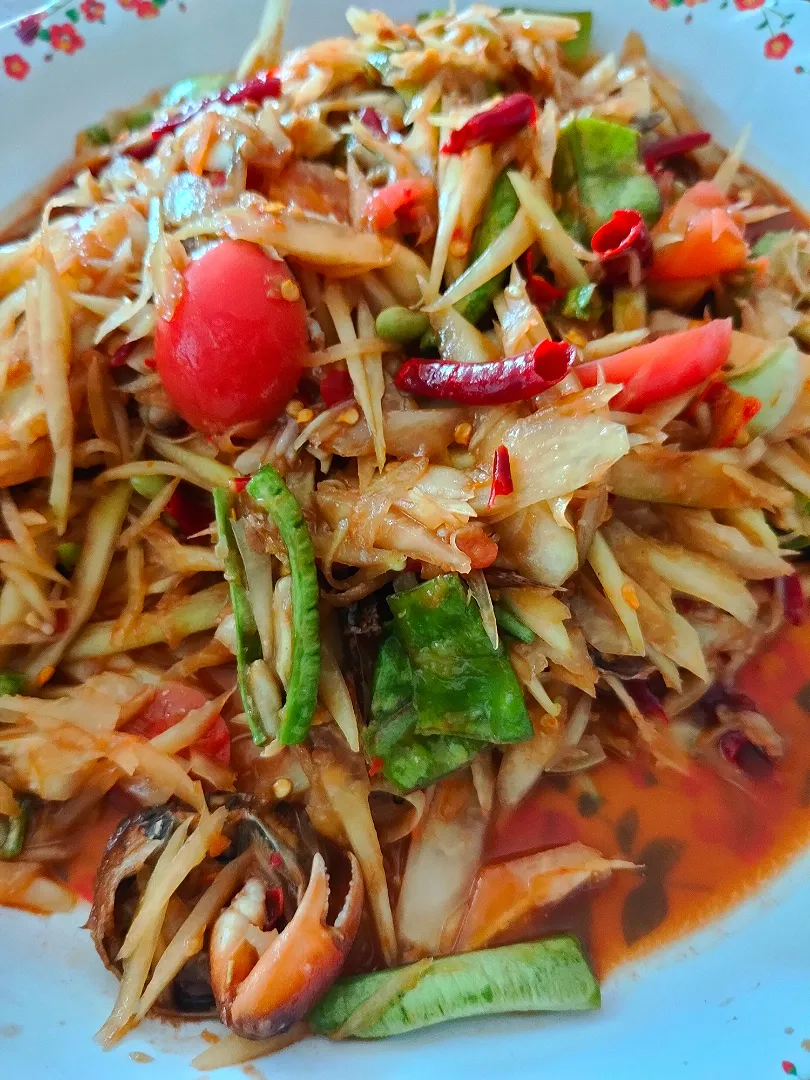 Crab Papaya Salad.|katang23さん