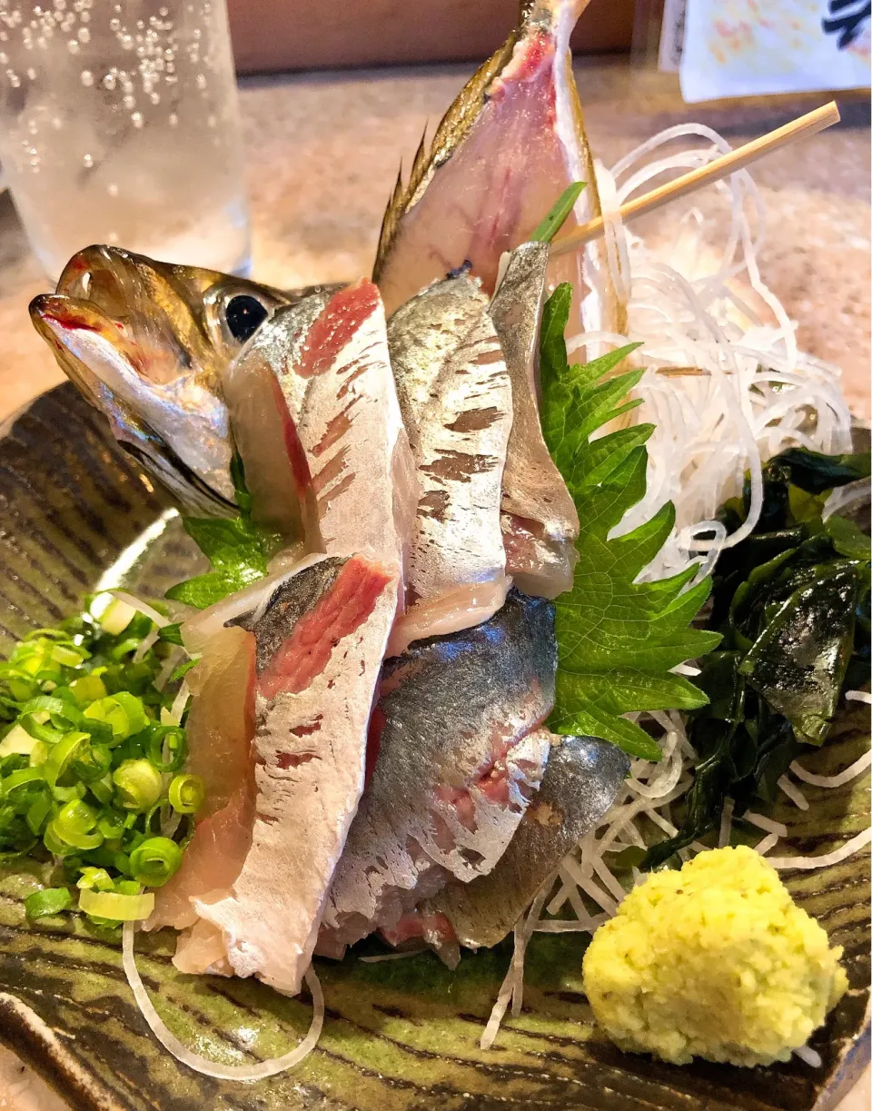 Snapdishの料理写真:さっき釣れた鰺🐟|cima4100さん