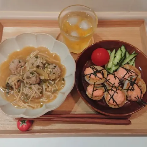 「長芋」を使ってみたSnapdishの料理・レシピ写真:晩ご飯🌼🤗🌼