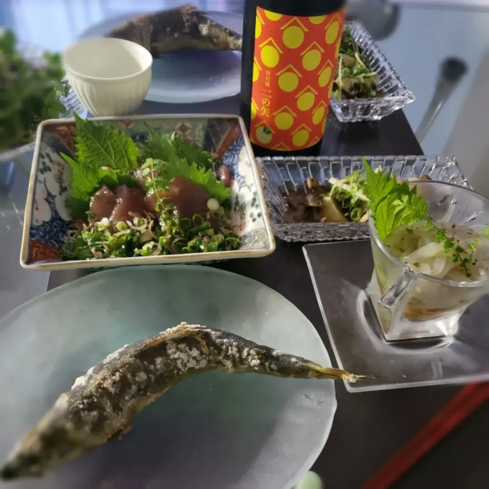 鮎塩焼き~>゜)ーーー|🌿あかしろみどり🌿さん