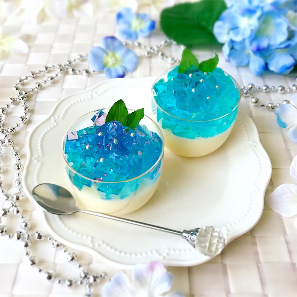 紫陽花ゼリー Yukari1025 Snapdish スナップディッシュ Id Uqxa